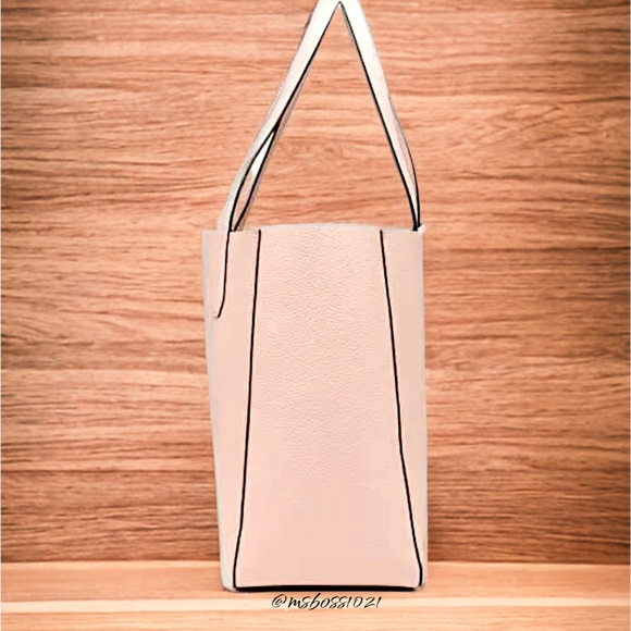 Tory Burch Blake Leather Tote Bag in Shell Pink BRAND NEW W/TAGS - Picture 3 of 6